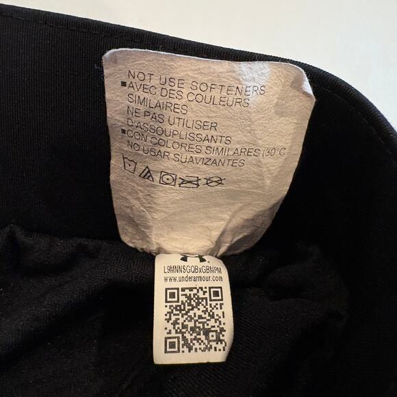 Under Armour Speedpocket 9" Running Shorts Mens Large Black Fitted Brief Lined - Picture 8 of 12